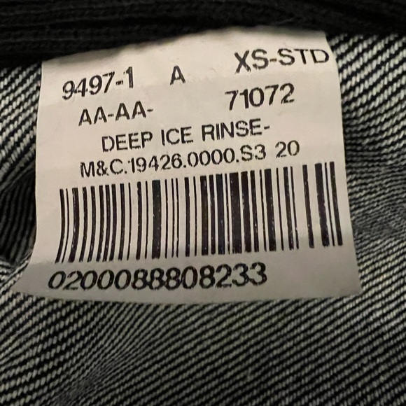 Levi’s Made Crafted blended Jean jacket - deep Ice blue - excellent unworn cute - Picture 9 of 14